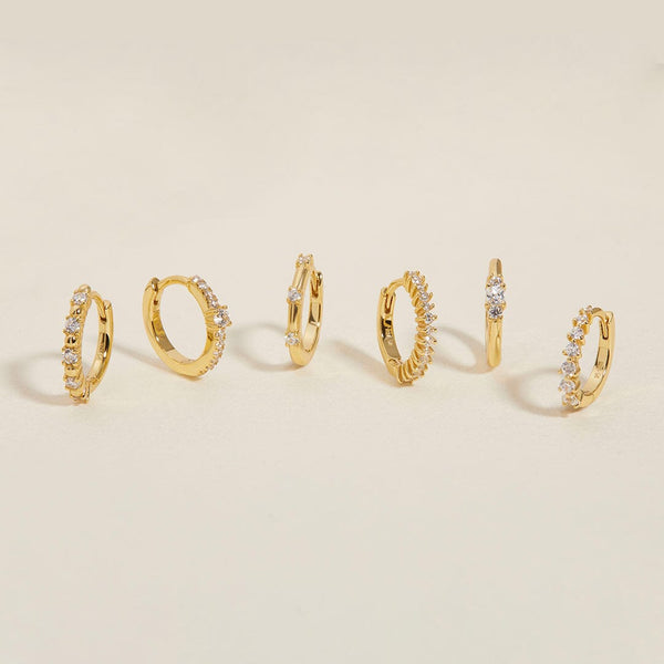 Murphy 6-piece hoop earring set