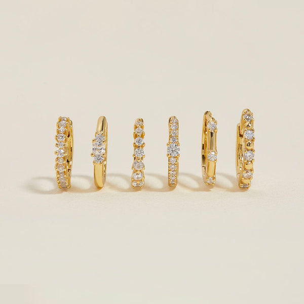 Murphy 6-piece hoop earring set