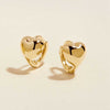 Boo heart mini huggie earrings
