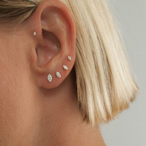 Dean marquise diamond piercing