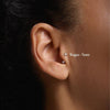 Frankie u hoop diamond piercing