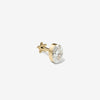 Luke oval diamond piercing