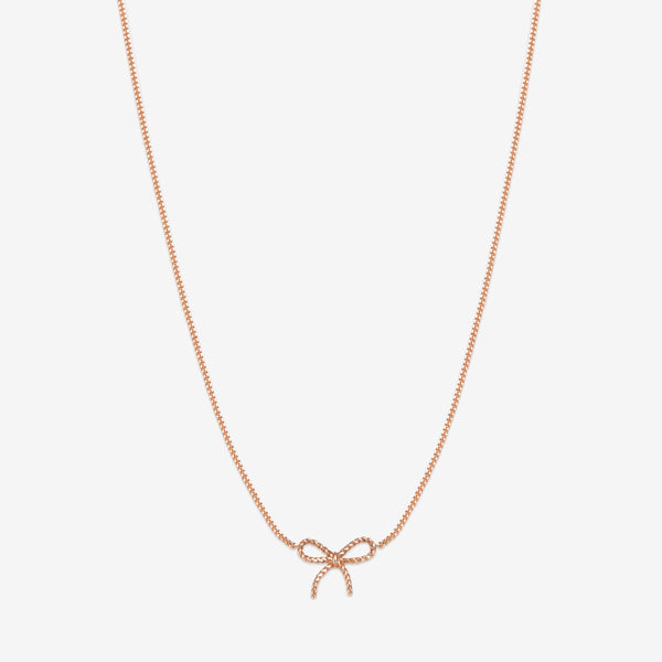 Ace baby bow necklace