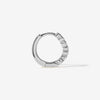 Alfred diamond hoop piercing