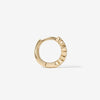 Alfred diamond mini hoop piercing