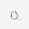 Alfred diamond mini hoop piercing