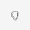 Alfred diamond mini hoop piercing