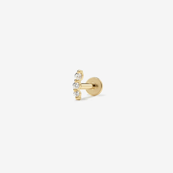 Arlo diamond contour piercing