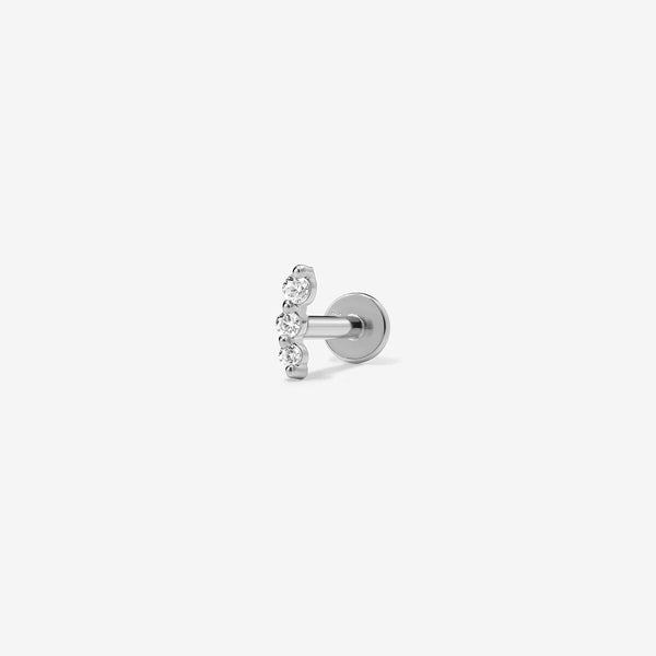 Arlo diamond contour piercing