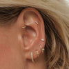 Arlo diamond contour piercing