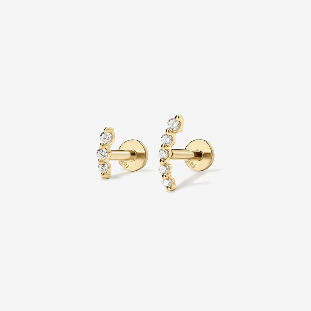 Arlo diamond contour piercing