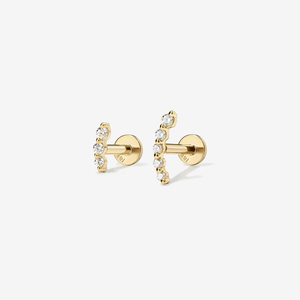 Arlo diamond contour piercing