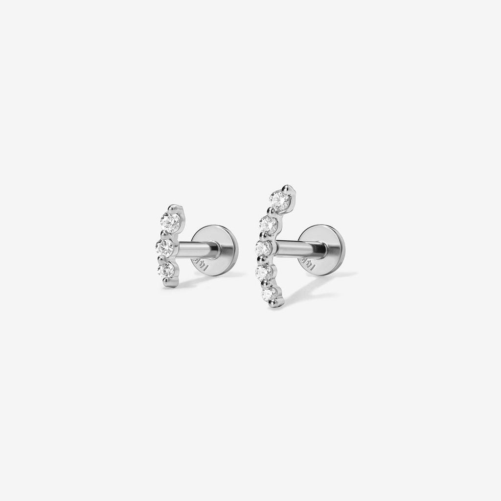 Arlo diamond contour piercing