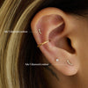 Arlo diamond contour piercing