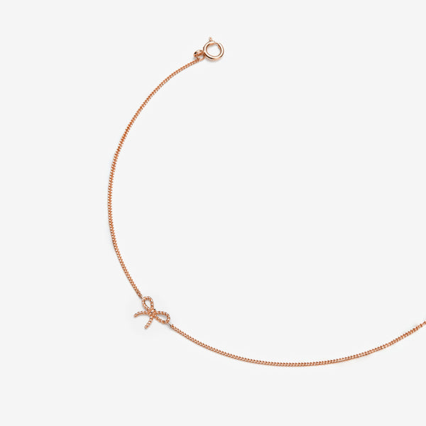 Asher micro bow bracelet