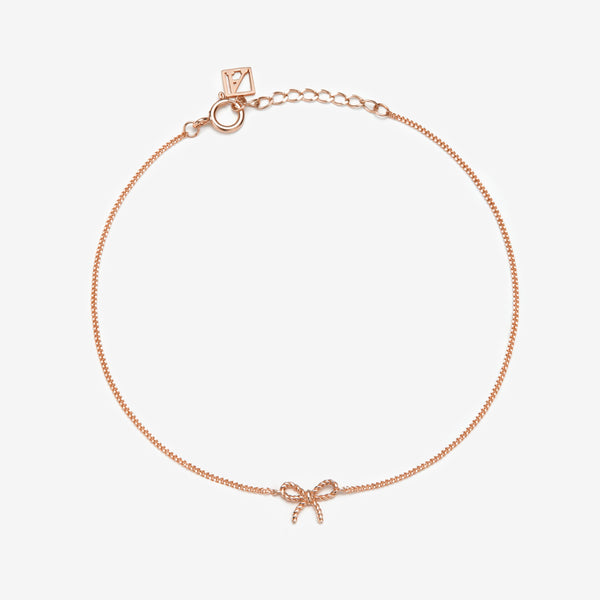 Asher micro bow bracelet