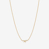 Atticus micro bow necklace