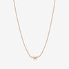 Atticus micro bow necklace