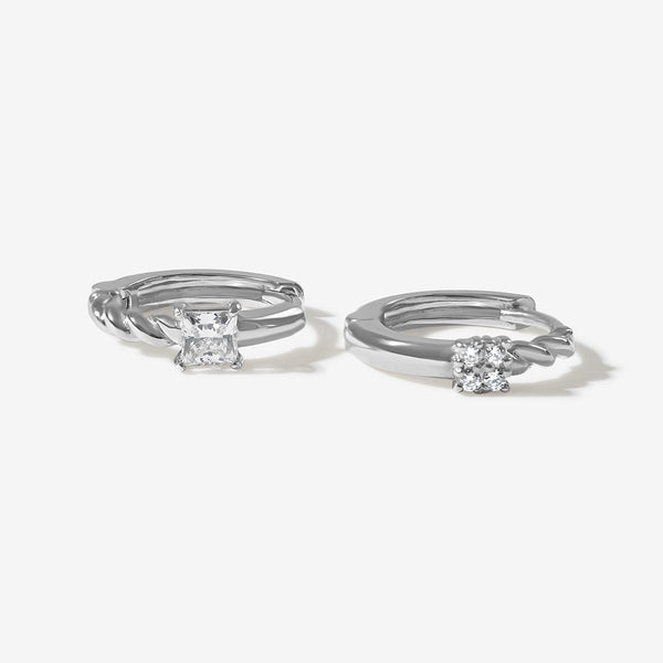 Bernado huggie earrings