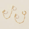 Olsen chained cuff earrings