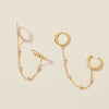 Olsen chained cuff earrings