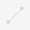 Cloud chain hoop earring