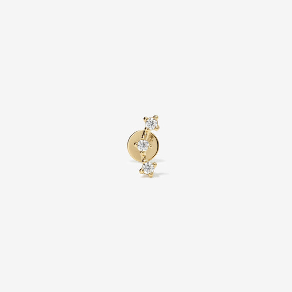 Con diamond contour piercing