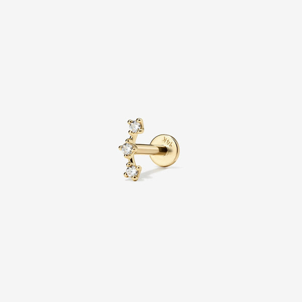 Con diamond contour piercing