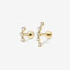 Con diamond contour piercing