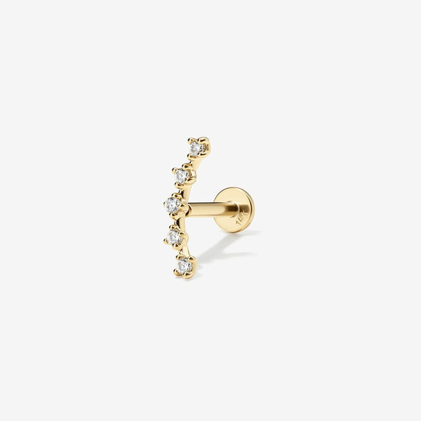 Con diamond contour piercing