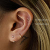 Con diamond contour piercing