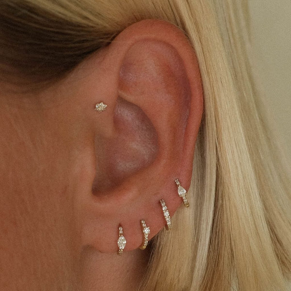 Marmot huggie piercing