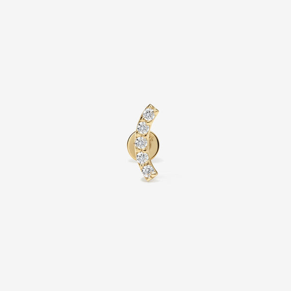 Finn diamond contour piercing