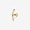 Finn diamond contour piercing