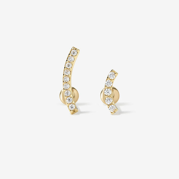 Finn diamond contour piercing