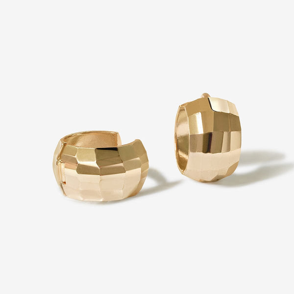 Gus midi disco hoops earrings