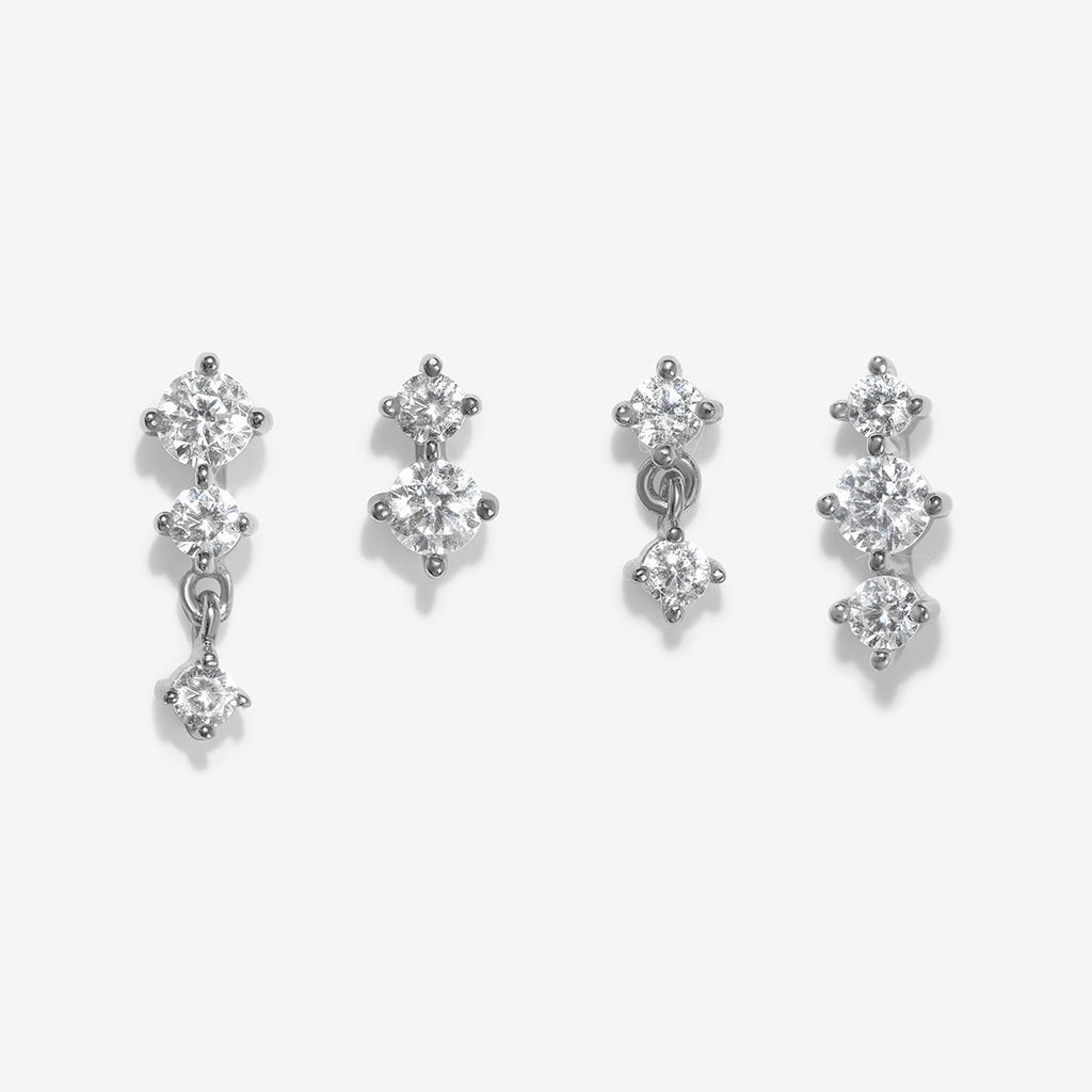 Hann stud earring set