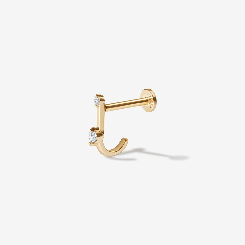 Hoffman diamond J piercing