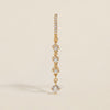 Idris chain hoop earring