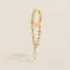Jacob chain hoop earring