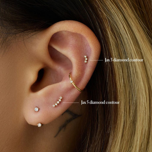 Jax diamond contour piercing