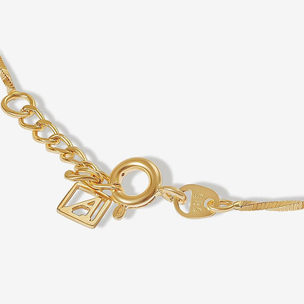 Jeremiah twisted snake chain anklet