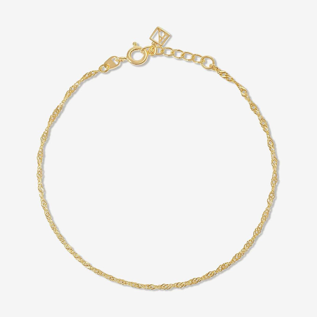Jonas ornate twisted chain bracelet