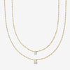 Owen pear diamond necklace