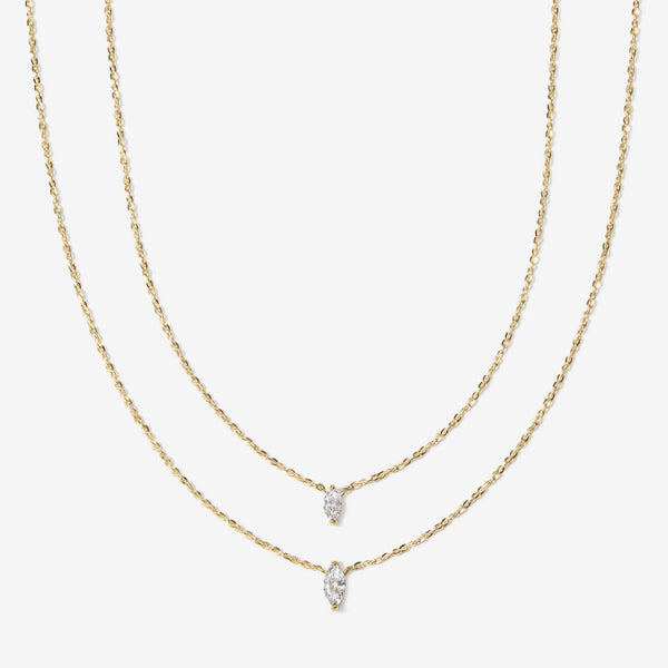 Julian marquise diamond necklace