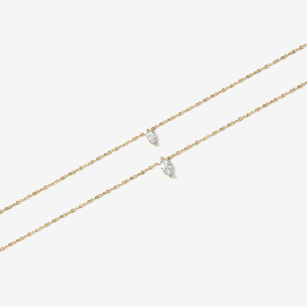 Julian marquise diamond necklace