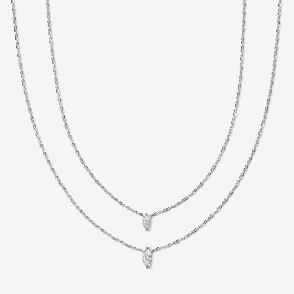 Julian marquise diamond necklace