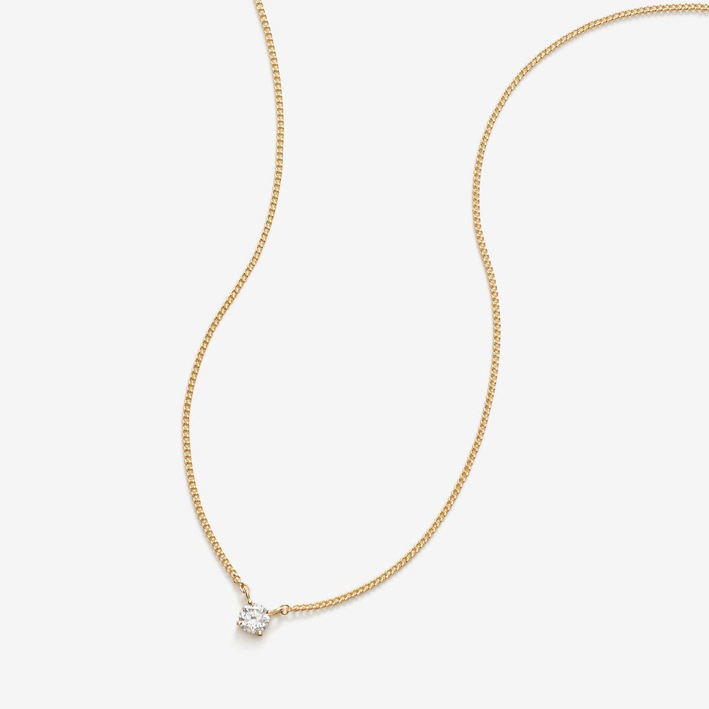 Knoxx round diamond necklace