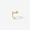 Lane diamond J piercing