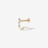 Lane diamond J piercing